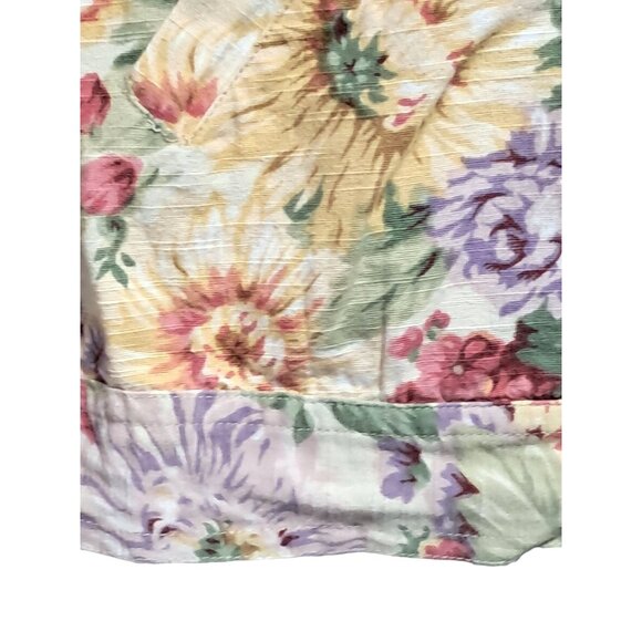 New Identity Women's Floral Cotton Jacket Size L - Picture 9 of 12